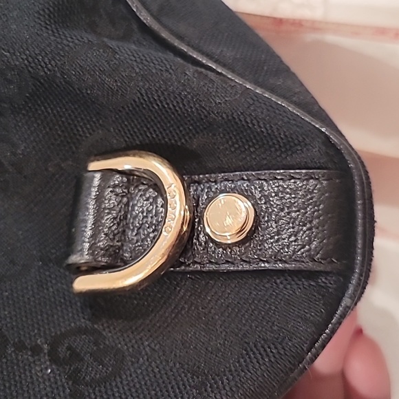 Gucci D Ring Canvas Hobo Bag - Picture 11 of 13